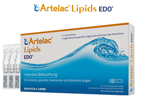 ARTELAC Λιπίδια EDO Γέλη ματιών, 30X0,6 g