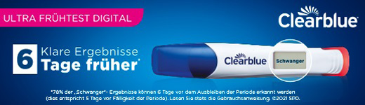 CLEARBLUE Τεστ εγκυμοσύνης Ultra Early Test ψηφιακό, 2 τεμ