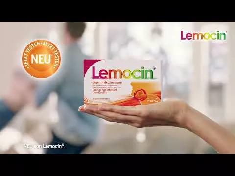 Βίντεο για το Lemocin® για πονόλαιμο με γεύση μέλι και λεμόνι, 24 τεμ