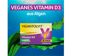 VIGANTOLVIT 2000 I.U. Βιταμίνη D3 vegan μαλακές κάψουλες, 120 τεμάχια