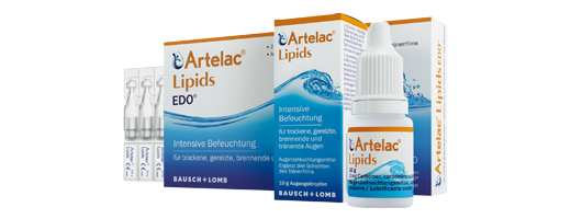 ARTELAC Λιπίδια EDO Γέλη ματιών, 30X0,6 g
