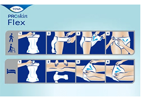TENA FLEX maxi S, 22 τεμάχια