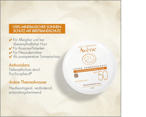 AVENE Compact αντηλιακή κρέμα SPF 50 gold, 10 g