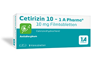 CETIRIZIN 10-1A Φαρμακευτικά επικαλυμμένα με λεπτό υμένιο δισκία, 7 τεμ