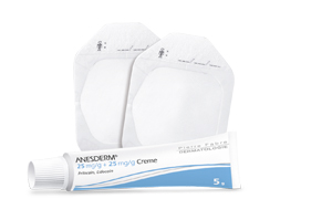 ANESDERM 25 mg/g + 25 mg/g κρέμα + 2 επιθέματα, 5 g