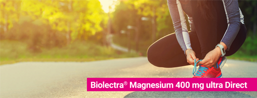 BIOLECTRA Μαγνήσιο 400 mg ultra Direct Lemon, 20 τεμάχια