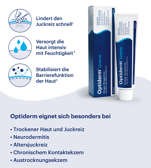 OPTIDERM Κρέμα γάλακτος, 100 g