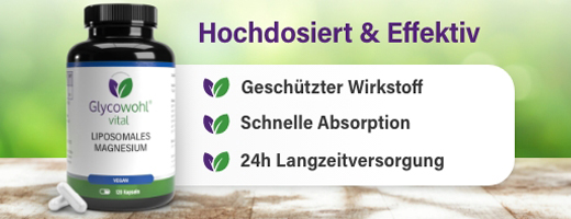 GLYCOWOHL κάψουλες vital liposomal magnesium high dose, 120 τεμάχια