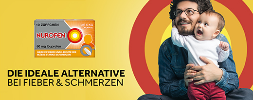 NUROFEN Υπόθετα Junior 125 mg, 10 τεμάχια