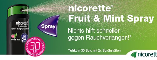 NICORETTE Φρούτα & Μέντα Σπρέι 1 mg/σπρέι NFC, 1 τεμάχιο