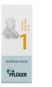 BIOCHEMIE Pflüger 1 Calcium fluoratum D 12 δισκία, 100 τεμάχια