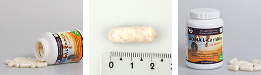 L-CARNITIN 500 κάψουλες, 100 τεμάχια