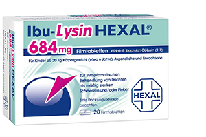 IBU-LYSINHEXAL Επικαλυμμένα με λεπτό υμένιο δισκία, 50 τεμάχια