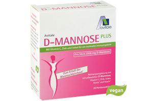D-MANNOSE PLUS δισκία 2000 mg με βιταμίνες και μέταλλα, 120 τεμάχια
