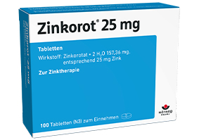 ZINKOROT δισκία των 25 mg, 50 τεμάχια