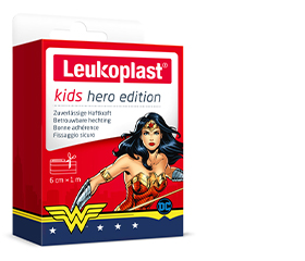 LEUKOPLAST παιδικά επιθέματα ήρωα Wonder Woman 6 cmx1m, 1 τεμάχιο