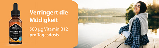 VITAMIN B12 100 μg υψηλής δόσης vegan σταγόνες, 50 ml