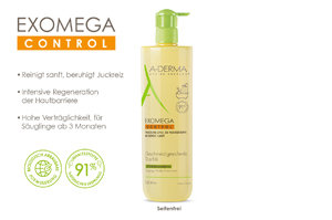 A-DERMA EXOMEGA CONTROL μαλακτικό λάδι για ντους, 750 ml