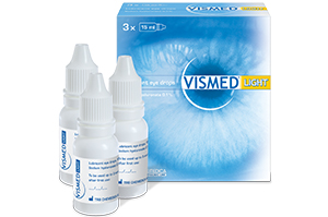 VISMED οφθαλμικές σταγόνες light, 3X15 ml