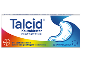 TALCID Μασώμενα δισκία, 50 τεμάχια