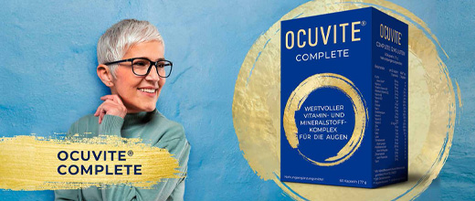 OCUVITE Πλήρεις κάψουλες λουτεΐνης 12 mg, 60 κάψουλες