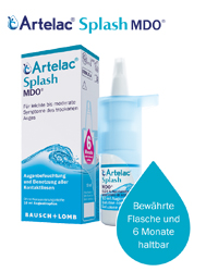 ARTELAC Splash MDO οφθαλμικές σταγόνες, 2X15 ml
