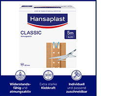 HANSAPLAST Κλασικός γύψος 4 cmx5 m, 1 τεμάχιο