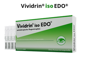 VIVIDRIN iso EDO αντιαλλεργικές οφθαλμικές σταγόνες, 30X0.5 ml