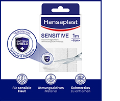 HANSAPLAST Ευαίσθητος γύψος υποαλλεργικός 6 cmx1 m, 1 τεμ