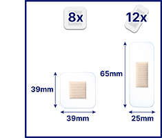 HANSAPLAST Λωρίδες σοβά Aqua Protect, 20 τεμ