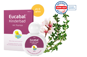 EUCABAL Παιδικό μπάνιο με θυμάρι, 130 ml