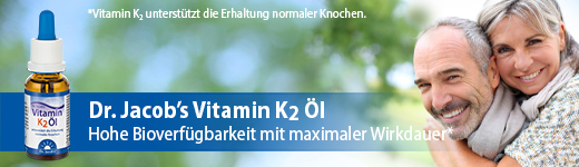 VITAMIN K2 ÖL Σταγόνες του Dr Jacob, 20 ml