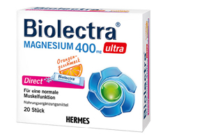 BIOLECTRA Μαγνήσιο 400 mg ultra Direct Lemon, 20 τεμάχια