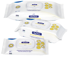 BACILLOL 30 ευαίσθητα χαρτομάντιλα Flow-Pack, 80 τμχ