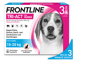 FRONTLINE Διάλυμα Tri-Act για σκύλους 10-20kg, 3 τεμάχια