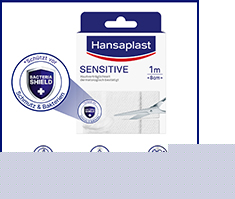 HANSAPLAST Ευαίσθητος γύψος υποαλλεργικός 8 cmx1 m, 1 τεμ