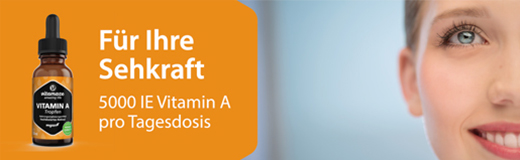 VITAMIN A 500 μg υψηλής δόσης vegan σταγόνες, 50 ml