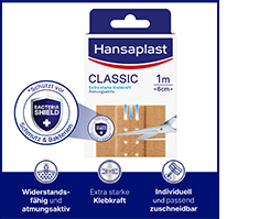 HANSAPLAST Κλασικός γύψος 6 cmx1 m, 1 τεμάχιο