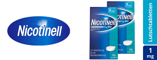 NICOTINELL Παστίλιες 1 mg Μέντα, 2X96 τεμάχια