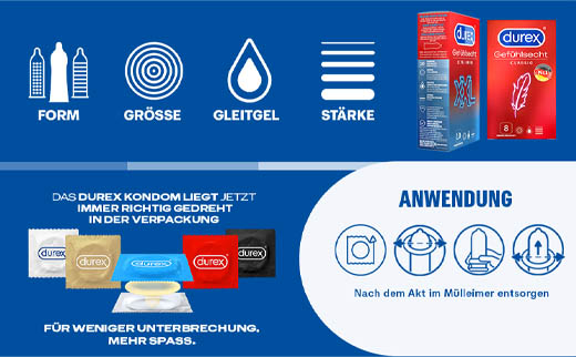 DUREX προφυλακτικά naturals με λιπαντικό με βάση το νερό, 10 τεμάχια