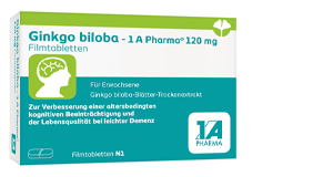 GINKGO BILOBA-1A Pharma 120 mg επικαλυμμένα με λεπτό υμένιο δισκία, 120 τεμάχια