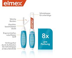 ELMEX Μεσοδόντια βουρτσάκια ISO μέγεθος 3 0,6 mm μπλε, 8 τεμ