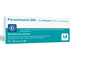 PARACETAMOL 500-1A Pharma Tablets, 20 τεμάχια