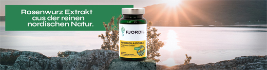 FJORDIL Κάψουλες Rhodiola Rosea, 90 κάψουλες
