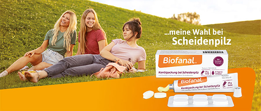 BIOFANAL Συνδυαστική συσκευασία για κολπική μυκητίαση Vagtab + αλοιφή, 1 P
