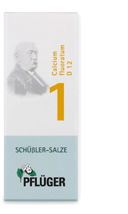 BIOCHEMIE Pflüger 1 Calcium fluoratum D 12 δισκία, 400 τεμάχια