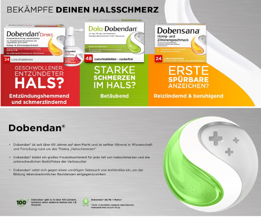 DOLO-DOBENDAN 1,4 mg/10 mg παστίλιες, 48 τεμάχια