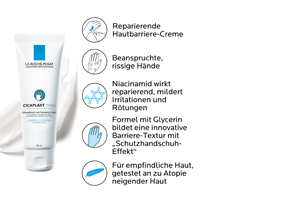 ROCHE-POSAY Κρέμα χεριών Cicaplast, 100 ml