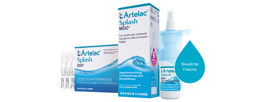 ARTELAC Splash MDO οφθαλμικές σταγόνες, 2X15 ml