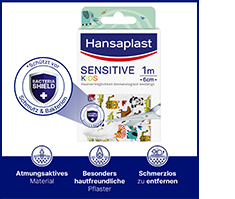 HANSAPLAST Ευαίσθητα παιδικά επιθέματα 6 cmx1 m, 1 τεμάχιο